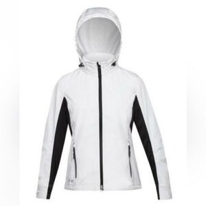 Women's Alpine White and Black Ski Jacket